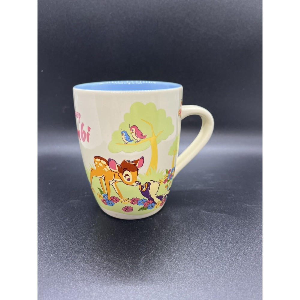 Disney Store Bambi Thumper Flower Mug Coffee Drink Cup 12oz. - Picture 1 of 9